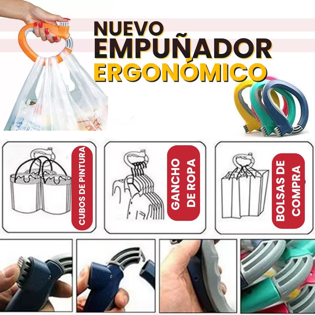 Empuñador Ergonómico Para Bolsas- Pack X2