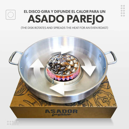 Fugitivo® | Asador Portatil para Estufa