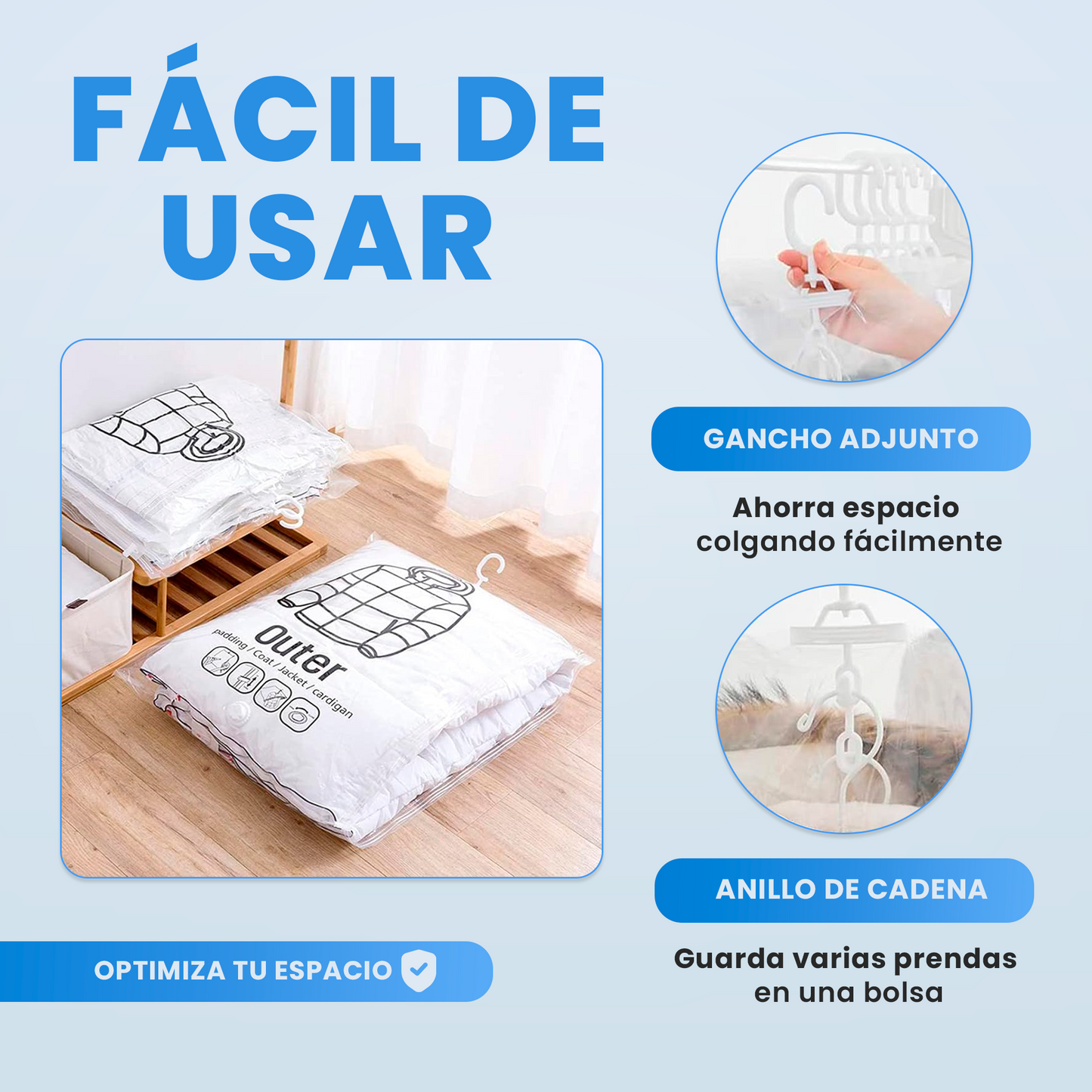 AirBag® Pack x2 bolsas + Succionadora de Aire